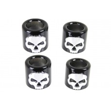 Pushrod Cover Cup Set Chrome with Skull Design 11-0024 Pushrod Cover Cup Set Chrome with Skull Design 11-0024